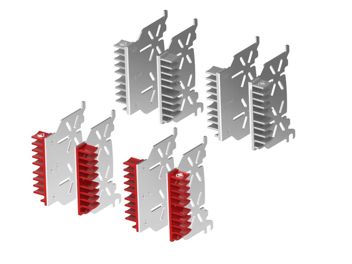 DBK Special Parts (Ducabike) Brembo HYPURE Radial Caliper Brake Pad Heat Sink (radiator) DBK Special Parts (Ducabike) Brembo HYPURE Radial Caliper Brake Pad Heat Sink (radiator)